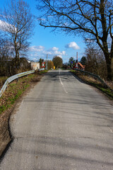 Fototapeta premium road in the park