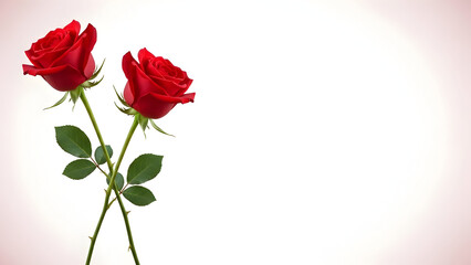 Obraz premium Valentine's day roses specially made for love and romance