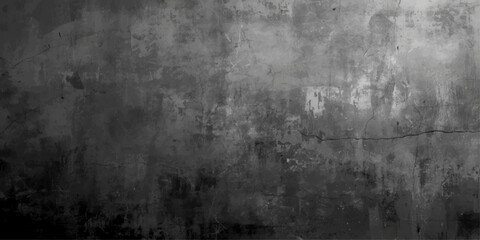 Obraz premium A dark, aged grunge metal texture background features a dirty, rough concrete surface with a vintage gray stone pattern and antique retro design for a weathered wallpaper backdrop