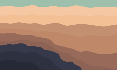 Geological subsurface. Layered of rock and organic strata. Underground oil and gas