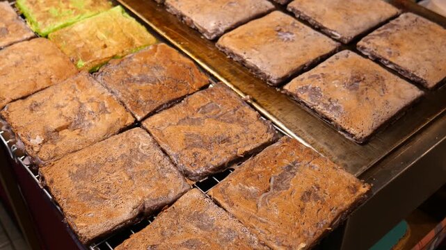 Khanom Babin (Thai coconut cakes or pancakes), traditional dessert, street food, Thailand. It is believed that the dessert was originated from Ayutthaya period. 