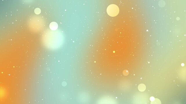 Abstract teal and orange pattern with blurred circles, suitable for web backgrounds, graphic designs, and digital artwork projects.