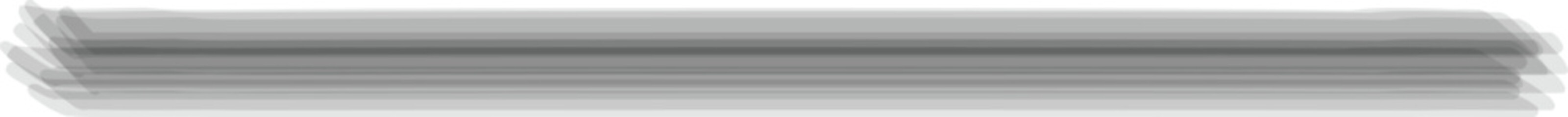 Fototapeta premium Black Dry Brush Stroke Horizontal Grunge Paint Texture Isolated on Transparent Background PNG