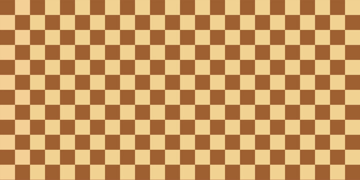 Wooden chessboard, 8x8 game board, for playing chess, checkers, or other strategic board games. Standard form, checkerboard pattern, consisting of 64 square shaped fields arranged in rows and columns.