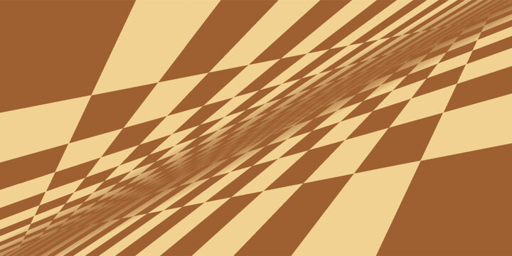 Wooden chessboard, 8x8 game board, for playing chess, checkers, or other strategic board games. Standard form, checkerboard pattern, consisting of 64 square shaped fields arranged in rows and columns.