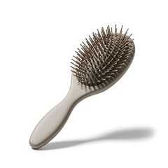 hair brush isolated on white