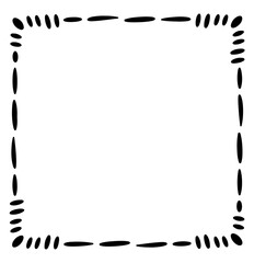 Obraz premium Collection of hand-drawn doodle frames and borders in various shapes.