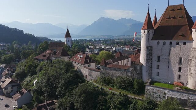 Thun city drone