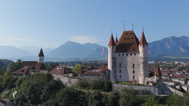 Thun city drone