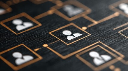 Obraz premium Aligns roles, reporting systems, and decision authority to help organizations operate smoothly while maintaining clarity, responsibility, and strategic direction. 