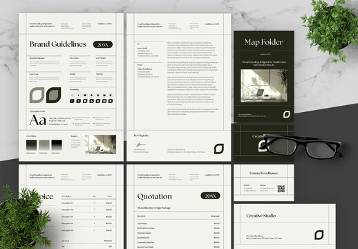 Green And Black Brand Guidelines Creative Studio