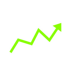 Growth arrow icon 