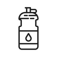 Water Bottleicon vector image. Suitable for mobile apps, web apps and print media.