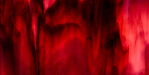 Artistic Hobby Creation of Glossy Ink Wave Design