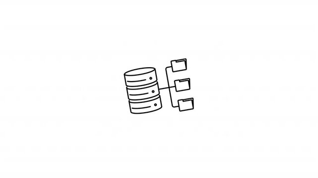 Data architecture icon