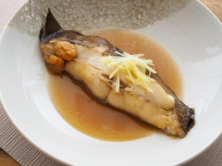 子持ちカレイの煮つけ