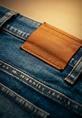 Warm Leather, Denim Detail: Crafted Texture