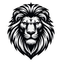 Lion head vector and illustration.