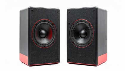 Obraz premium audio speaker isolated on white background