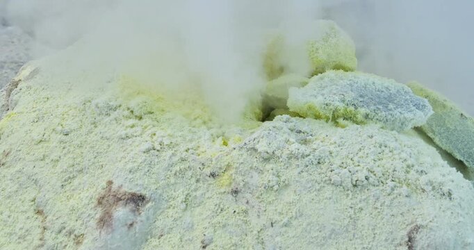 sound of gases at at a fumarole on Mount Iou in kushiro ,hokkaido	