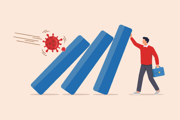 Obraz premium Business Impact and Risk Control