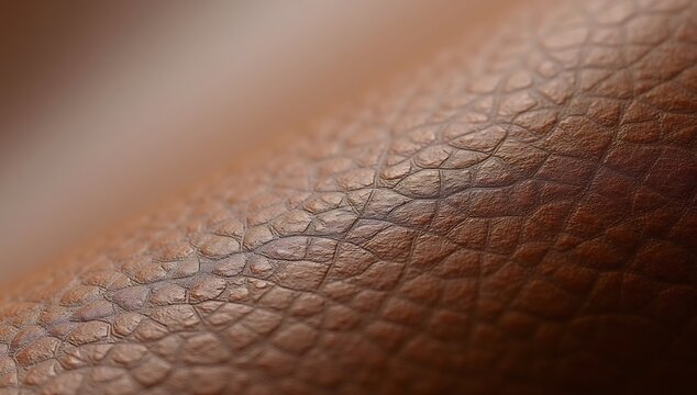 Close-up Macro Texture of Human Skin Showing Epidermal Layer and Pores.