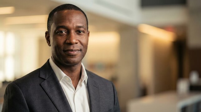 Modern Global Business Success: Diverse Team, Leadership & Office