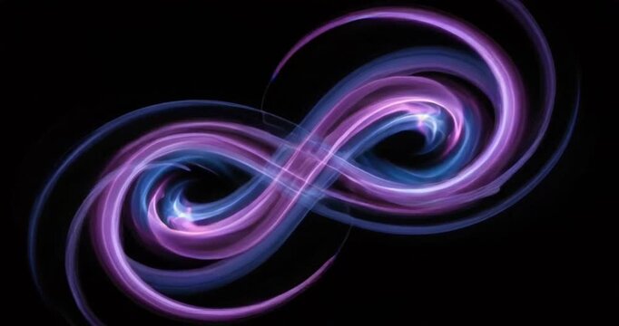 Glowing purple swirling light patterns.