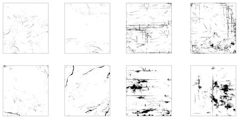 Grunge overlay texture. Old dirty concrete background with cracks and scratches. Distressed grainy surface. Vintage urban backdrop. Scraped and stained design element. Vector illustration