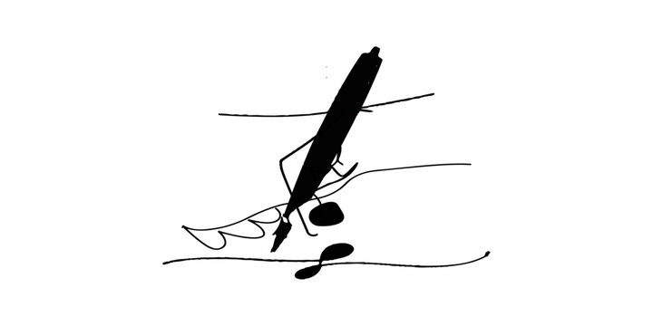 Isolated black vector silhouette of a spider and small nature pests like gnats or mosquitoes on a white background