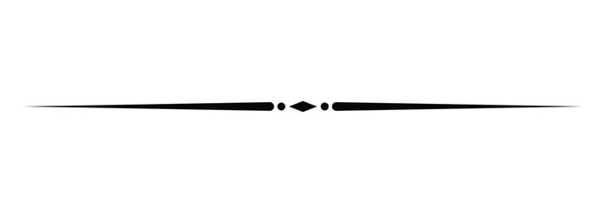 Elegant ornamental horizontal divider © Orvix