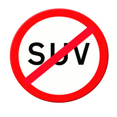 Digital composite. 

Roadsign no SUV&rsquo;s. 

