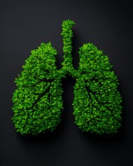 sustainable finance, ESG investment, environmental finance, impact investing, climate finance, Lush Green Lungs Made of Leaves Representing Nature and Health