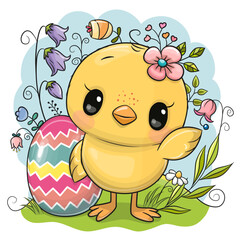 Cute cartoon chicken © reginast777