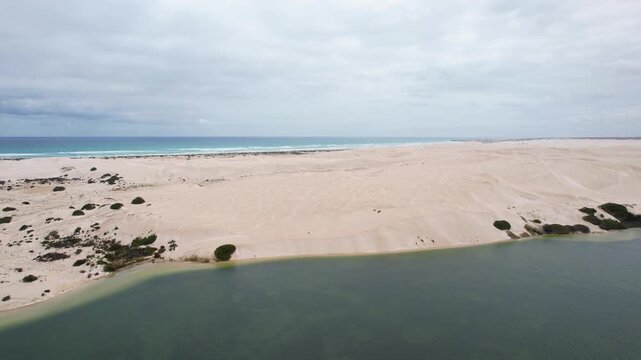 Coastal beach dunes in southern part of Australia