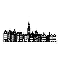 Fototapeta premium London skyline vector silhouette illustration