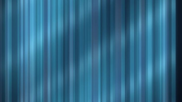 Blue and white bands shift and glow in abstract motion