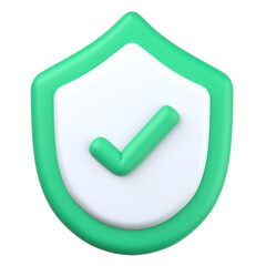 3Dのセキュリティアイコン