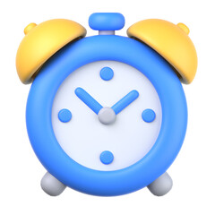 3Dの時計アイコン