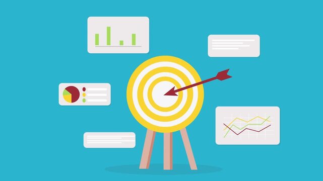 Business target achievement with marketing strategy and data analysis	
