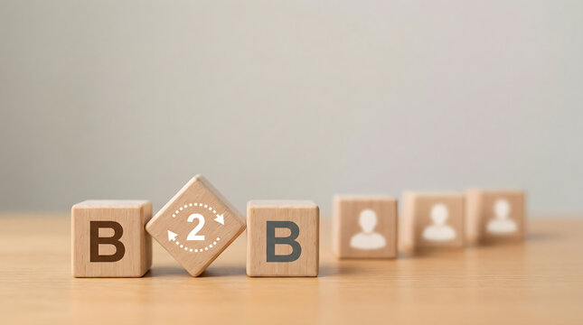 business to business, b2b marketing concept