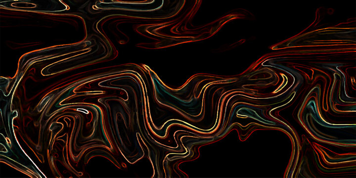 Vector mesmerizing abstract display of swirling, incandescent forms, a captivating display of color and motion.