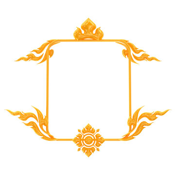 Frame Kback khmer 3D Render
