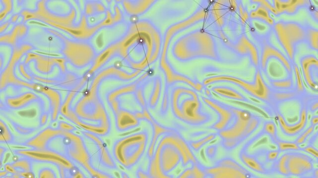 Vibrant abstract motion graphics with swirling patterns and fluid shapes in a mesmerizing 4K video display