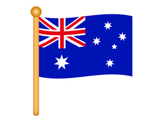 オーストラリアの国旗イラスト素材5