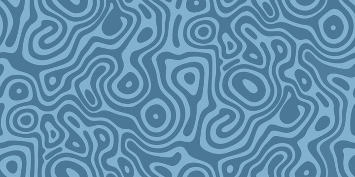 Abstract blue topographic lines create a flowing organic patterned background