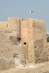 バーレーン要塞の美しい風景Beautiful scenery of Bahrain Fort in the Middle East