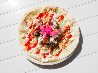 チキンタコス　メキシコ料理