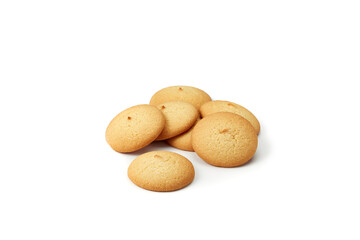Fototapeta premium Vanilla shortbread cookies displaying sweet snack