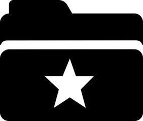 Obraz premium Star in Folder